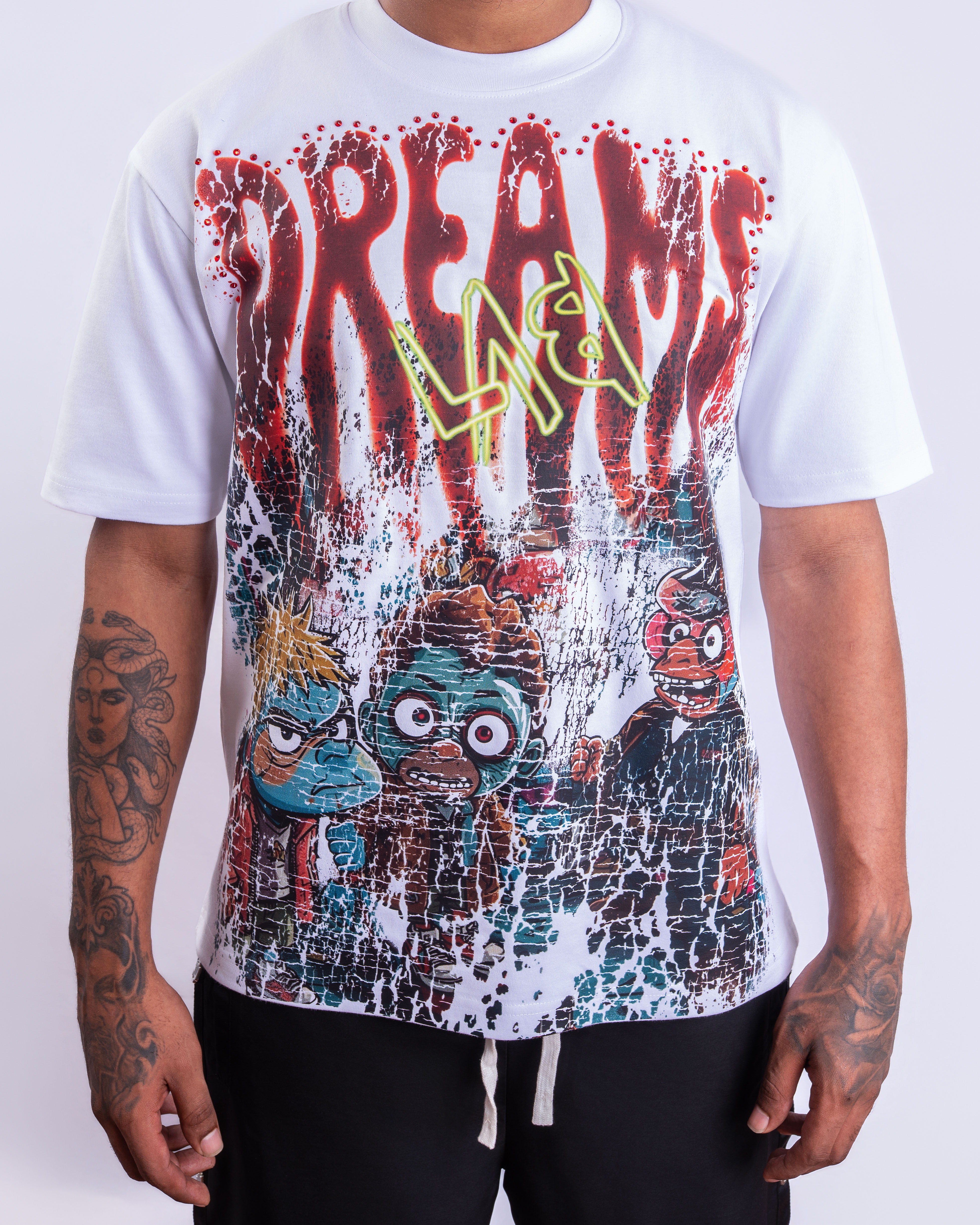 DLAB “Visions” Graphic Tee – White